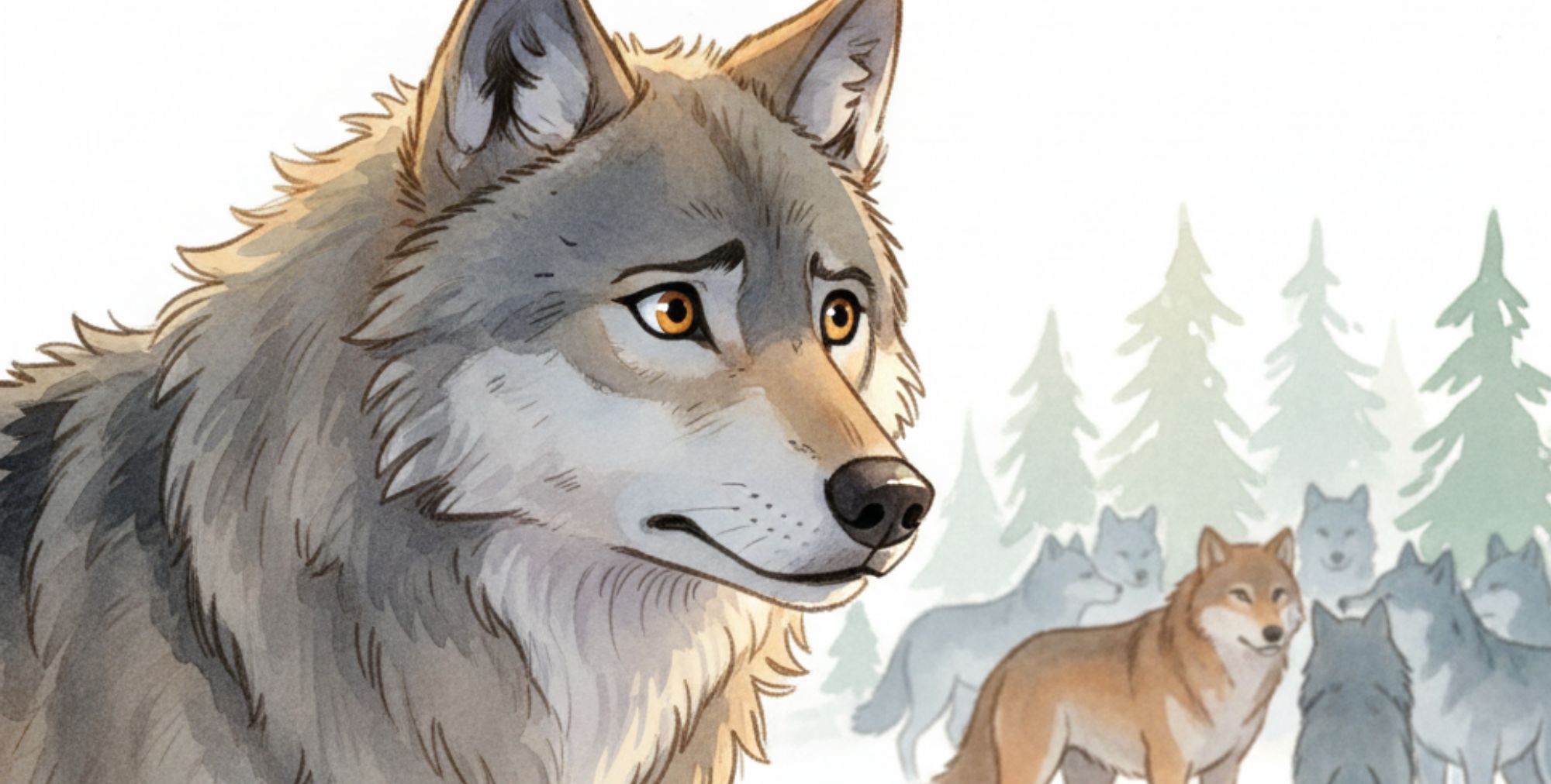 The Wolf Who Wanted to Be a Leader